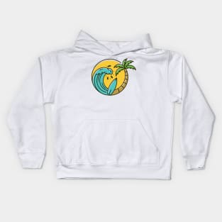 Let's go to surf Kids Hoodie